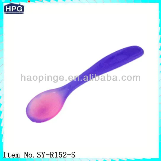 Plastic Baby Heat-sensitive Spoon