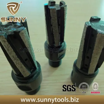 SUNNY SUPERHARD Diamond CNC Finger Bit for Marble/Granite Diamond Core Bit Stone Tools