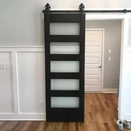 Solid Wood Barn Door for Kitchen