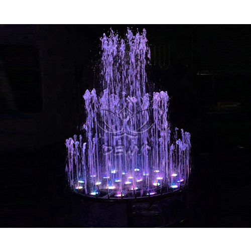 Манзари мусиқии фаръӣ рақсҳои об ба чашмони обӣ бо led