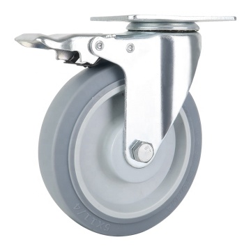 Medium Duty TPR 3/4 inch Gray Industrial Caster with Double Ball Bearings and Universal Brake Wheel: A Comprehensive Guide
