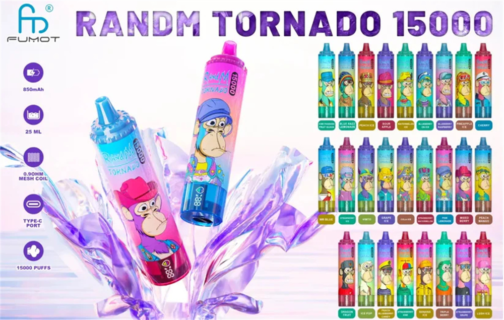 RandM Tornado 15K flavors RandM Tornado 15K flavors