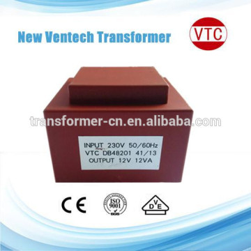 EI series Electronic encapsulated transformer 230V 50Hz 12VA manufacture direct sales