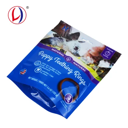 Standing Ziplock Bag for Pet Foods, 3.6OZ Dog Food Pouch