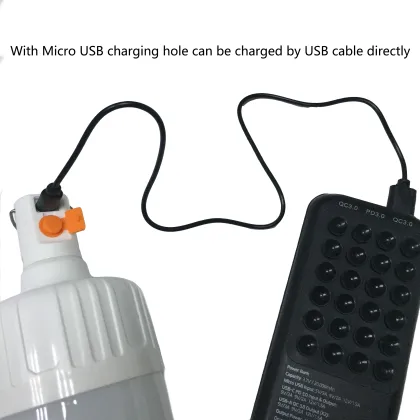 ABS Waterproof 18W LED Emergency Bulb Light - USB Charging Rechargeable