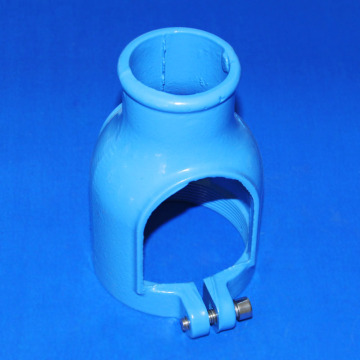 Plastic handle with thread for gas cylinder