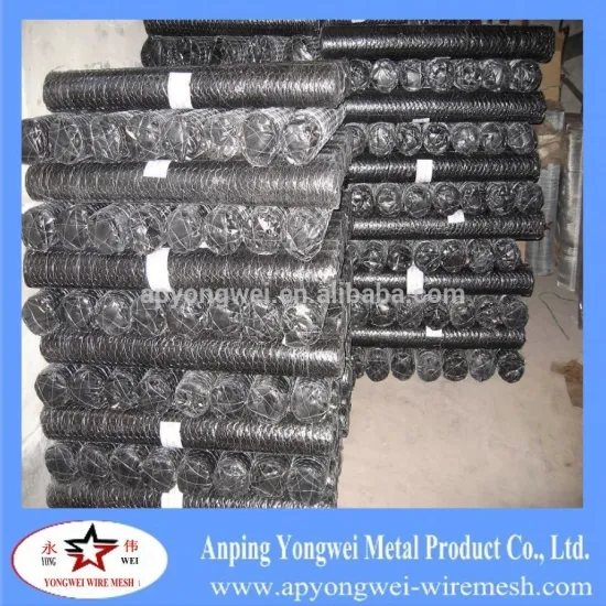 YW-pvc coated triple twist mesh,hexagonal wire netting,poultry netting