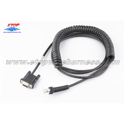 Soft Coiled DB Cable Custom