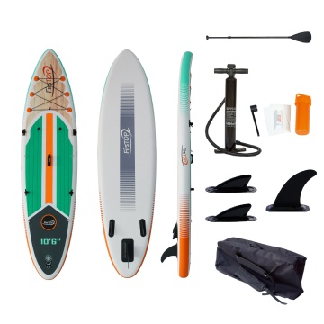 Quality Assurance Drop Stitch Inflatable SUP Paddle Board with Fins for Surf and Fishing