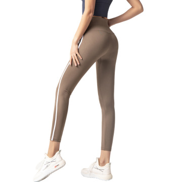 Pantalon de yoga taille haute Side-Stripe 7/8