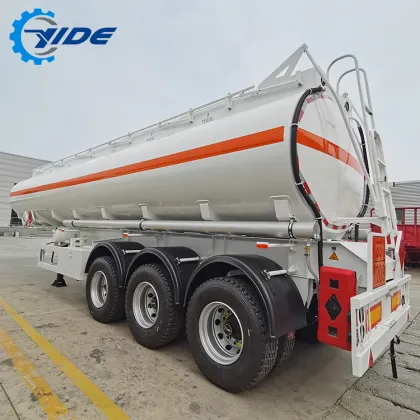 3 Axles Carbon Steel Oil Tanker and Aluminum Fuel Tanker Semi Trailers for Sale
