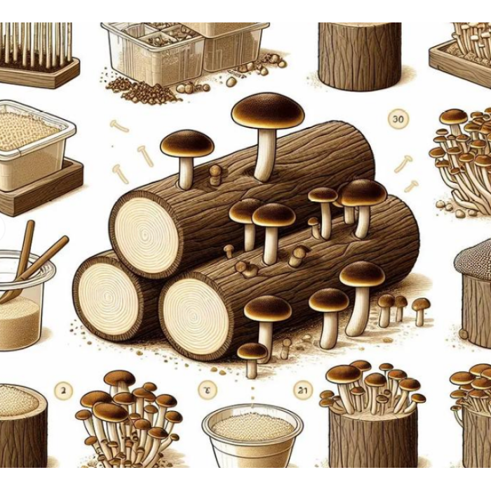 Cogumelos Shiitake Secos Pequenos