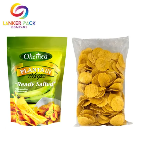 Moisture Proof Quad Seal Pouch Printed Packaging Bag