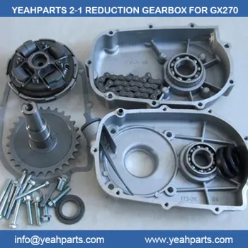 2-1 Reduction Gearbox Wet Clutch for Honda GX270
