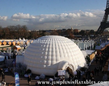 inflatable big dome 14m diameter Large inflatable igloo dome best quality inflatable event tents on street