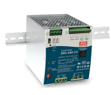 DIN Rail Power Supply 480W 48V-Mean Well DRS-480-48