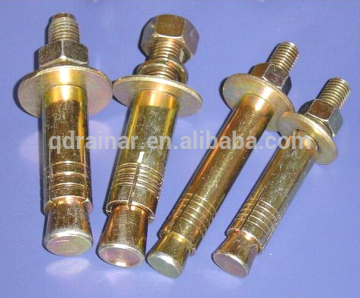 yellow zinc coating sleeve anchor dropin anchor stike anchor/expansion screw bolt