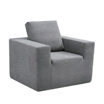 Cadeira de sofá de lounge de tecido