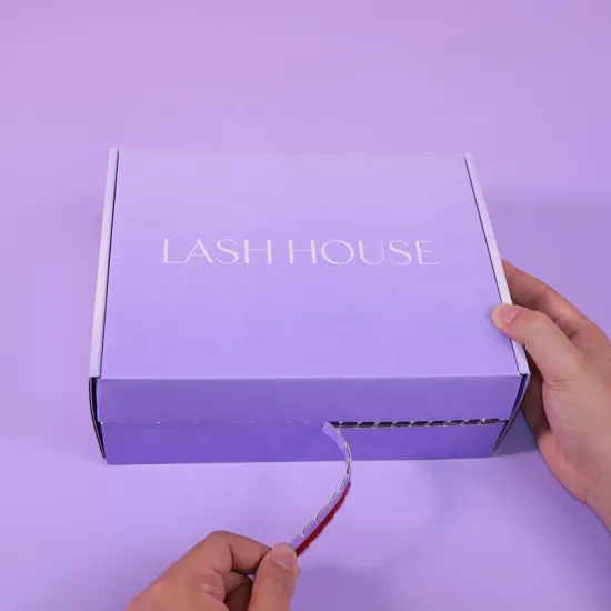 Tear Strip Printed Self Sealing Mailer Boxes for Cosmetic and Perfume Packaging