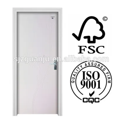 White paint wood door,Luxury Europe style wooden door , Fashion Wood Door for hotel bedroom