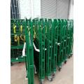 Steel Material Warehouse Folding Logistic Roll Cage Trolley