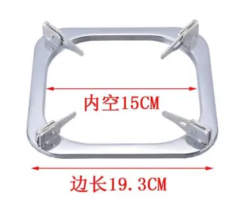 Normal Kitchen Cooktop Parts Gas Burner Actived legs square frame non-slip pot rack