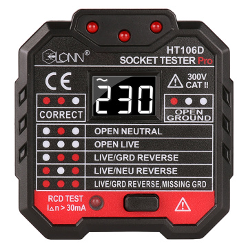 Good Quality Digital Meter Socket Outlet Tester