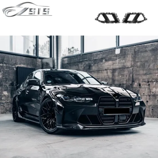 DRY Carbon Fiber Front Bumper Vents Mesh Cover Fit for BMW G80 M3 & G82 M4