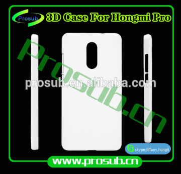 3d sublimation diy blank cell phone case cover skin for Prosub-redmi pro