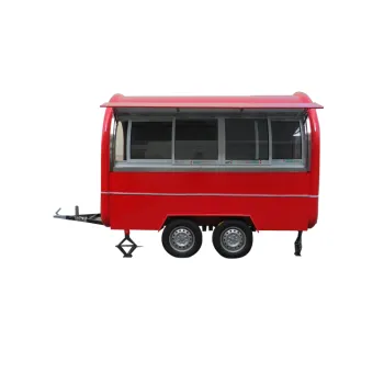Customized Concession Shipping Container Kitchen Mobile Snack Food Truck for Sale
