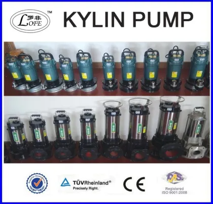 hot sale brand submersible sewage pump/sewagepump / submersible waste water pump /CE