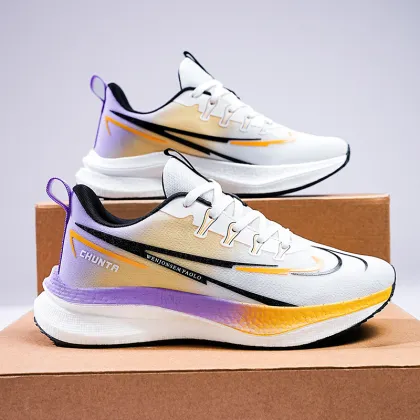 Youth Trend Women's/Men's Lightweight Cushioned Springback Training Running Shoes