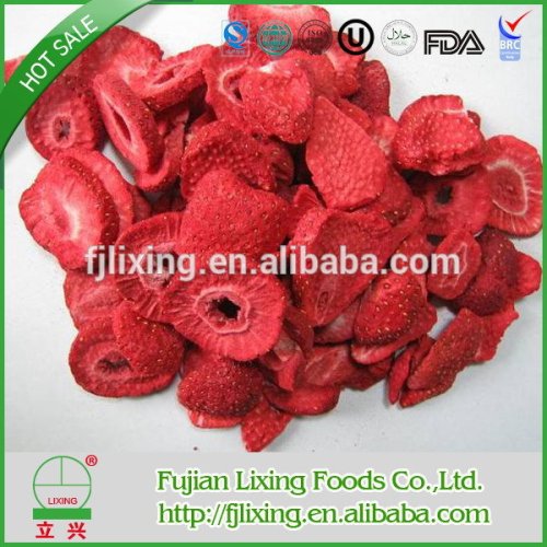 Heath Freeze dried fruit of 100% natural dried strawberry sliced