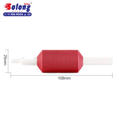 Solong Tattoo 25mm Tattoo Grip E.O Gas Disposable Tattoo Tube Grip