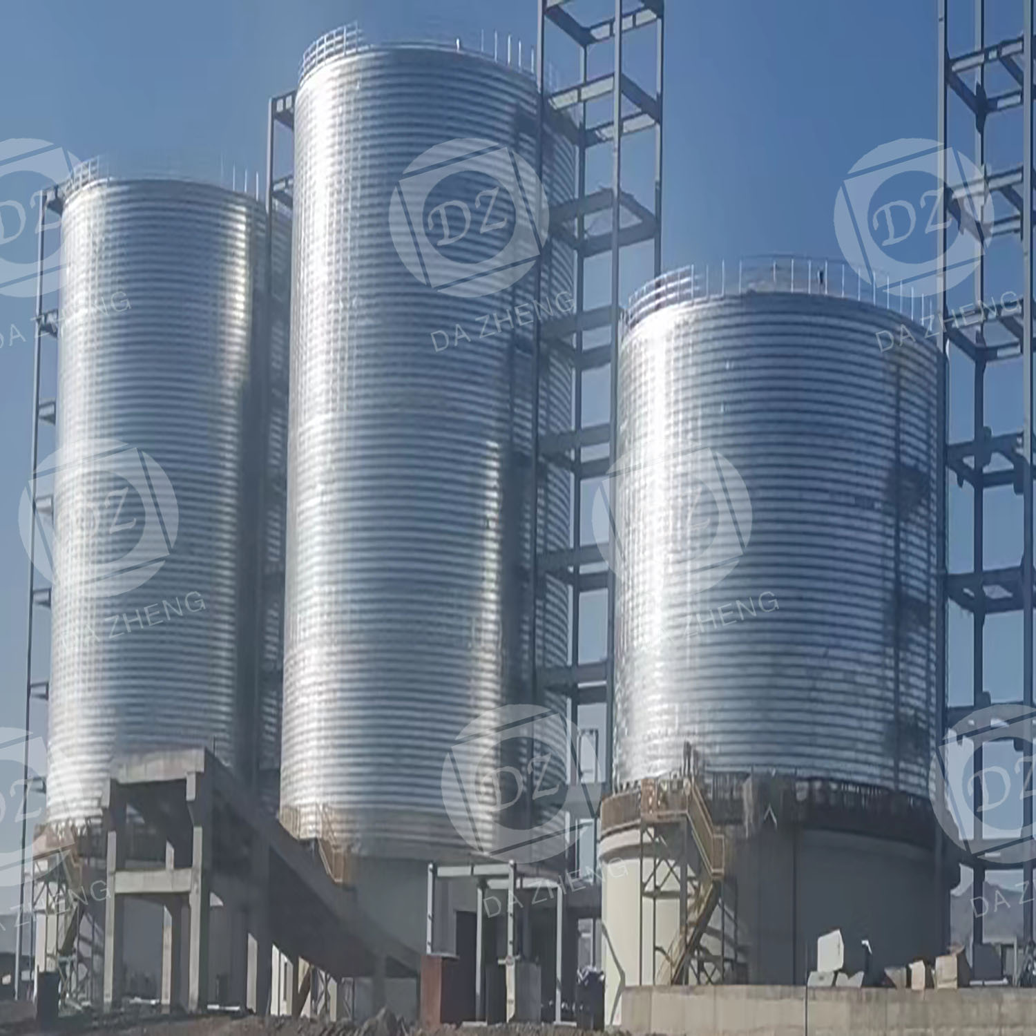Fly Ash Environmental Silo Steel Plate Silo