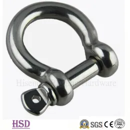 Stainless Steel316 European Bow Type Shackle for Hardware Lifting