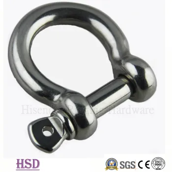 Stainless Steel316 European Bow Type Shackle for Hardware Lifting