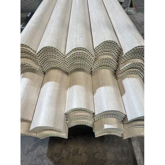 แผงผนัง WPC OEM แบบกำหนดเองและแผงไม้ตกแต่ง