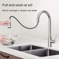 Hot Cold Water Pull Down Kitchen Sink Faucet