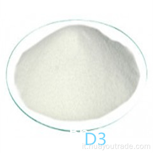 Alimentazione additiva vitamina D3 cristallo vitamina D3 in polvere