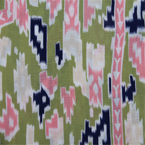 Nationell stilskjortaklänning med Rayon Slub Calico