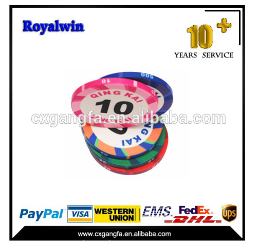 10g custom ceramic chips/plastic/clay poker chip/cheap custom poker chips