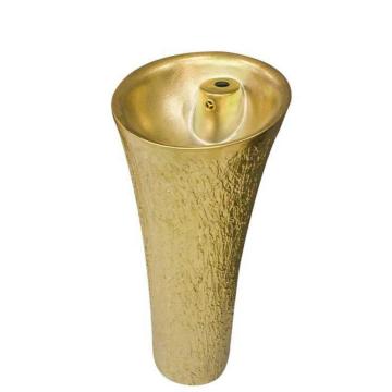 Unique Fancy Pedestal Bathroom Gold Sink Basin Price