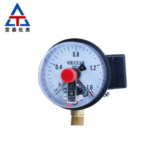 Explosion proof electric contact vacuum pressure gauge