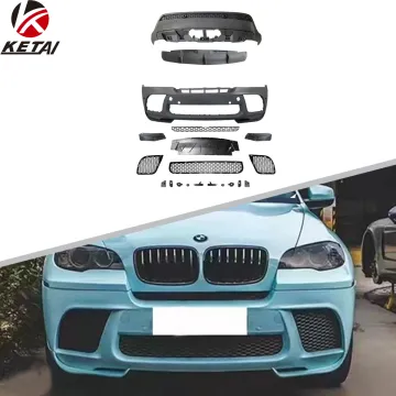MP Style Body Kit for BMW X6 E71: Front Bumper, Rear Lip, Grille, and Spoiler Upgrade Parts