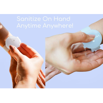 Silicone Refillable Wearable Hand Sanitizer Wristband