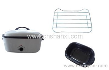 18qt Turkey Roasters With Rack And Removable Pan 
