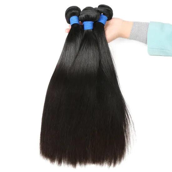 100% Unprocessed Virgin Brazilian Hair Straight Human Hair Bundles