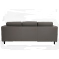 Iconic Leather Modern 3 Seat Sofa