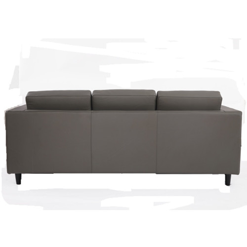 Kulit moden ikonik 3 tempat duduk sofa